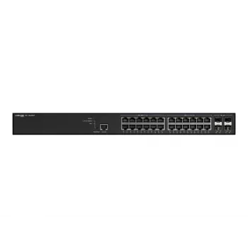 Managed LANCOM GS-3628XP Switch, 24× 2,5G RJ-45 Ports, PoE, L2/L3, 1U Rackmount