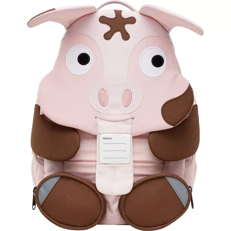 Backpack Affenzahn Big Friend Tonie Pig rosa/braun — Kinderrucksack, kleine Größe