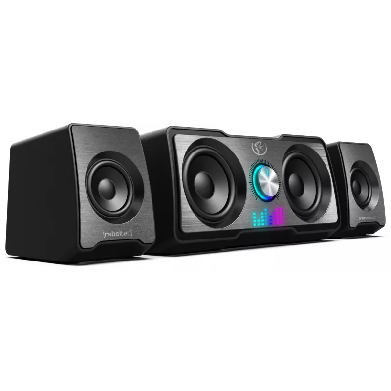 Multimedia-Lautsprecher 2.1 ROCK, RBLGLO00048, 60W