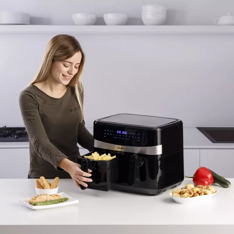Taurus Air Fry Digital Duo Doppel 9 L 2200 W Heißluftfritteuse Schwarz