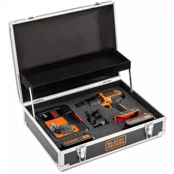 Bohrmaschine Schwarz & Decker BDCHD18B2FC-QW 18V Lithium-Ionen 2 Batterien