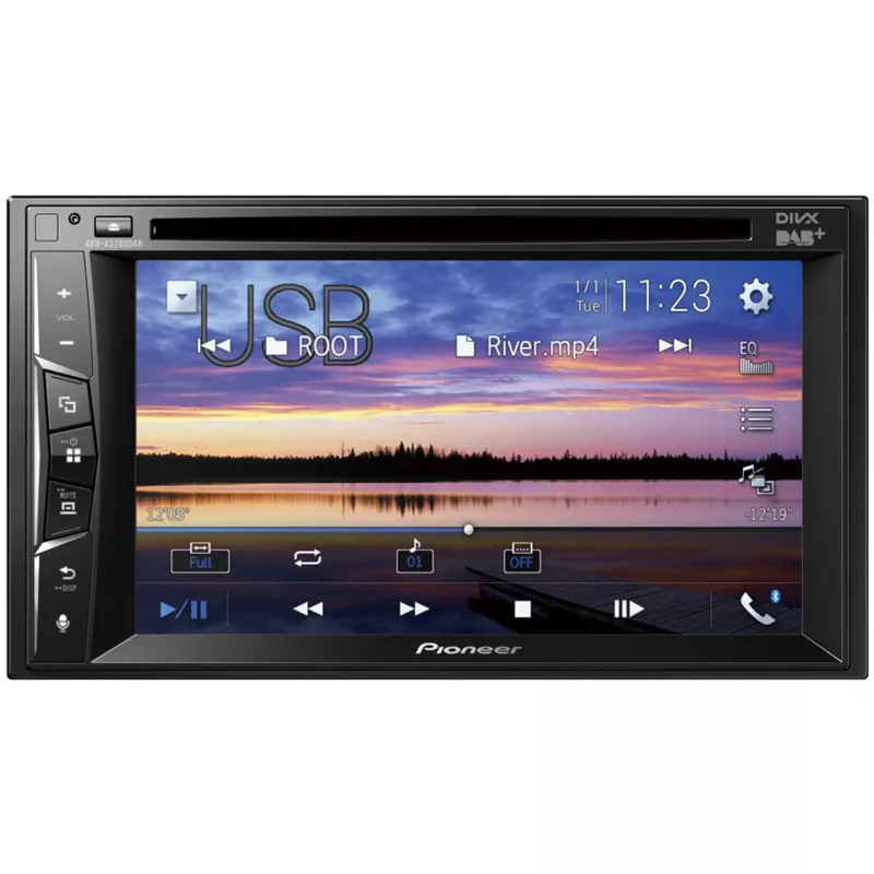 Car Media Receiver Pioneer AVH-A3200DAB Schwarz