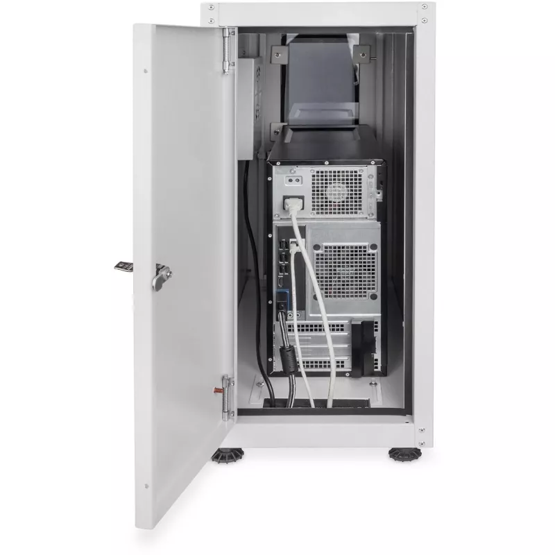 Digitus Computer-Gehäuse mit integriertem Filterlüfter und Nivellierfüßen