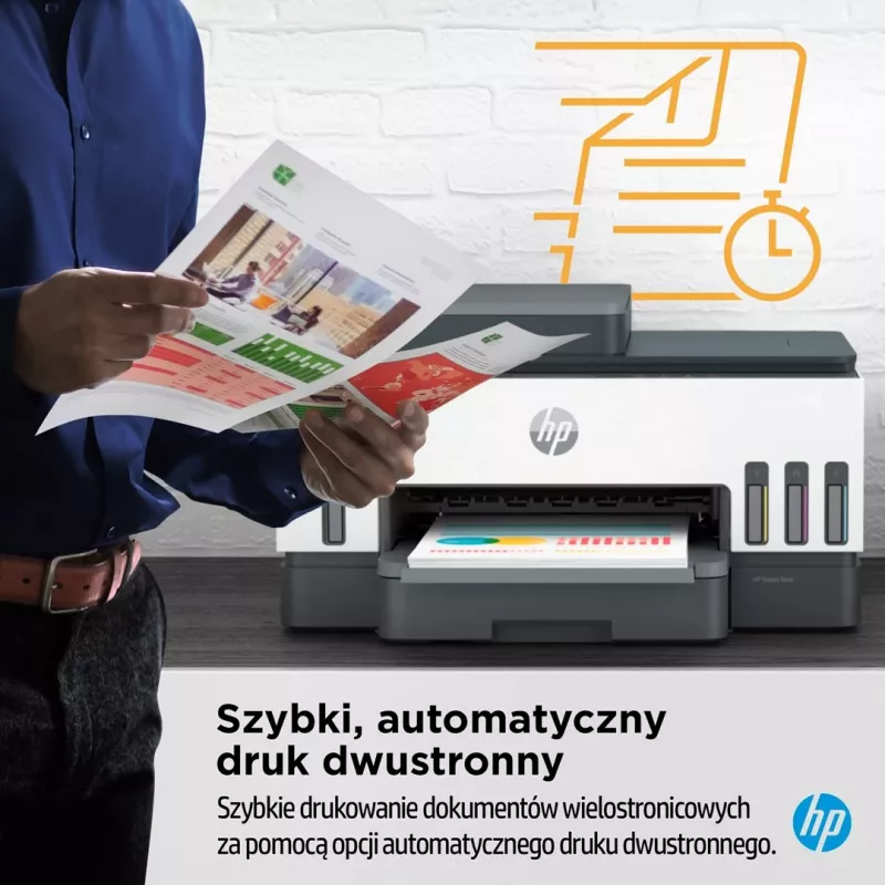 HP Smart Tank 750 Multifunktionsdrucker, Tintentank, Farbe, WLAN, Smart App, Duplex, ADF, automatischer Vorlageneinzug