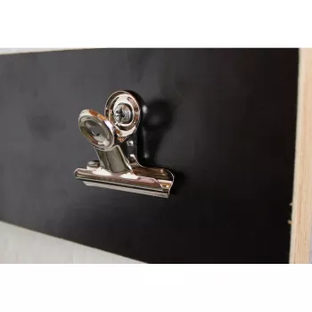MAUL Briefklemme aus Metall, Farbe: Nickel, Breite: 30 mm Klemmweite: 10 mm, Selbstbedienungsverpackung (21730-96)