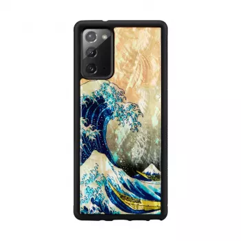 Schutzhülle iKins für Samsung Galaxy Note 20 mit Great-Wave-Design