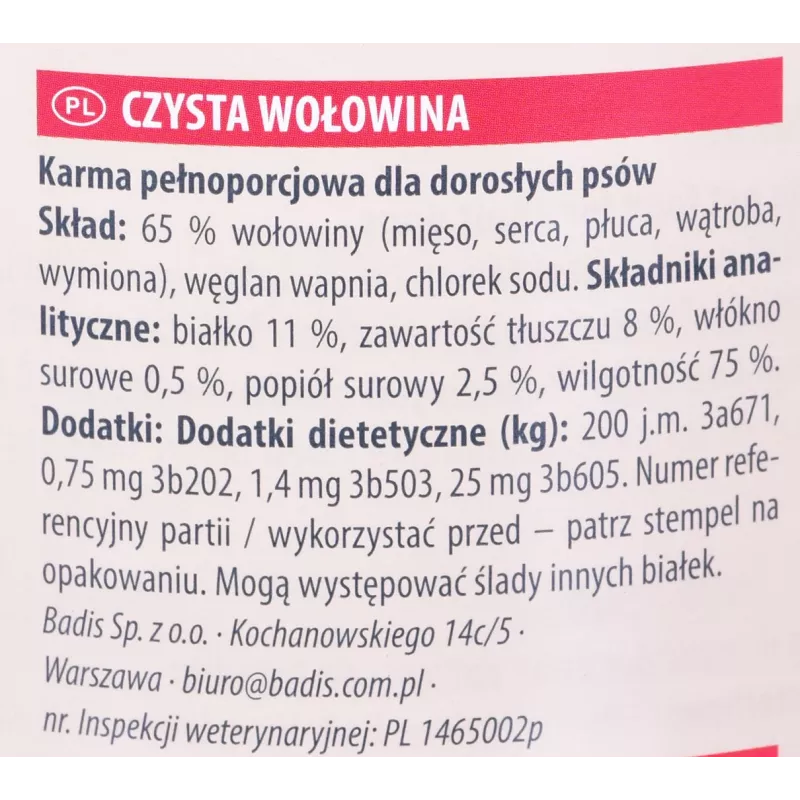 ANIMONDA GranCarno Adult Single Protein Rind - Nassfutter für Hunde - 800g