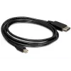 Kabel Mini DP/DP 1.2 DeLOCK 82438 2 m Schwarz