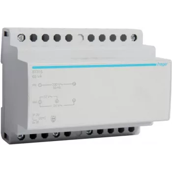 Hager Sicherheitstrafo 12V/5,25A o. 24V/2,63A ST315 (ST315)