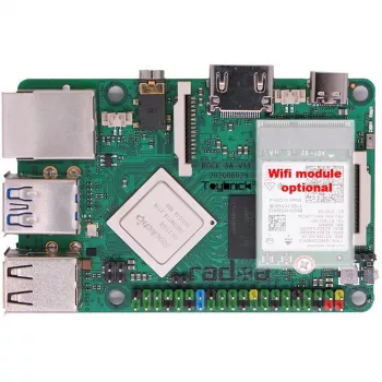 Einplatinencomputer ALLNET Radxa Rock 3A 8GB RK3568 Quad-Core Cortex-A55 2GHz