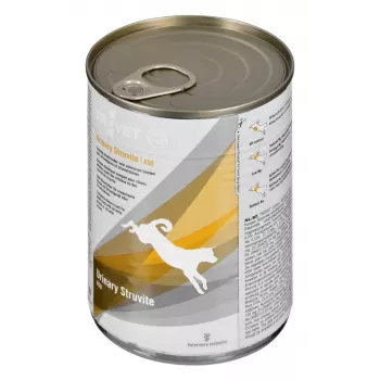 Veterinärdiät TROVET Urinary Struvite 400 g — Nassfutter für Hunde mit Huhn und Schwein für ausgewachsene Senioren