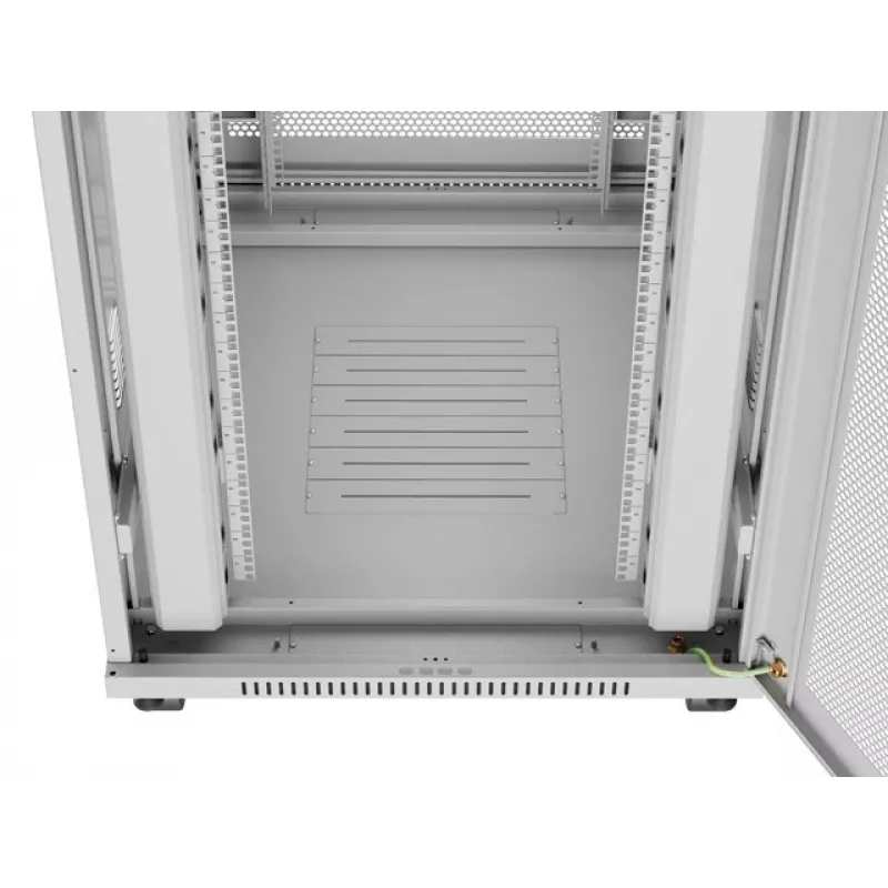 Freistehendes 19-Zoll-Rack-Gehäuse LANBERG FF01-8042-23SL 42U, perforierte Türen