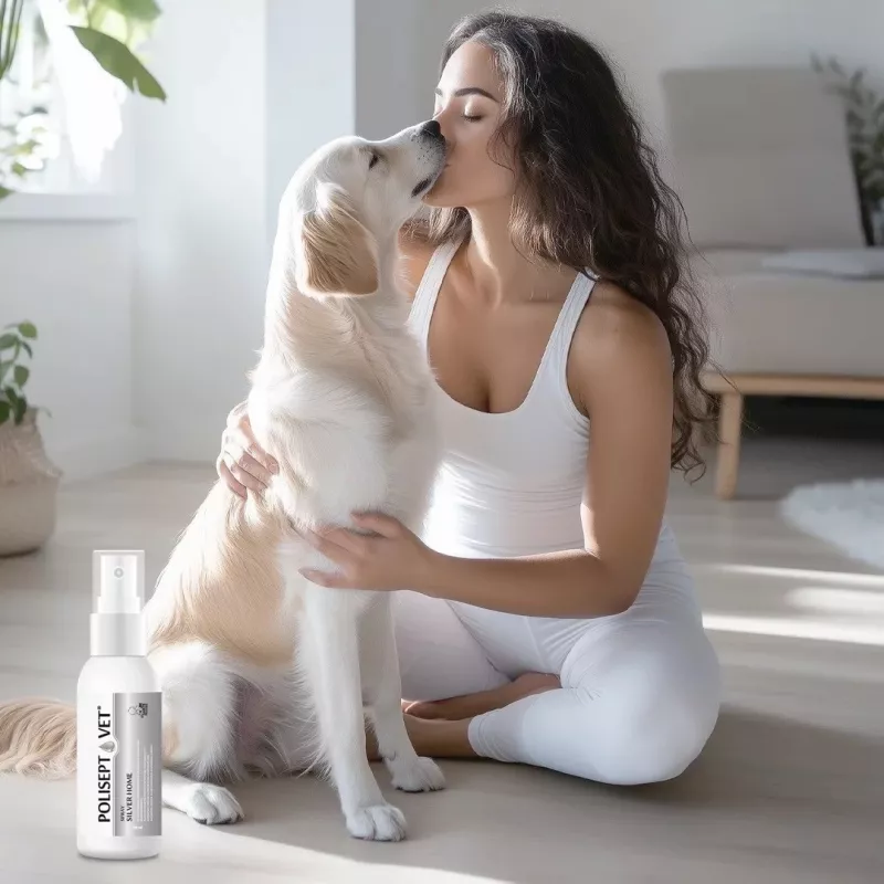 Wundspray JM Sante Polisept Vet 50 ml für Hunde und Katzen, 50 ml Kunststoffflasche