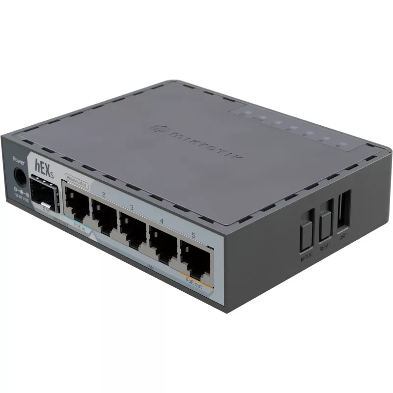 Mikrotik E60IUGS Kabelgebundener Router Gigabit Ethernet Schwarz