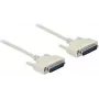 DeLOCK 86908 Serielles Kabel Beige 0,5 m D-Sub 25 Pin
