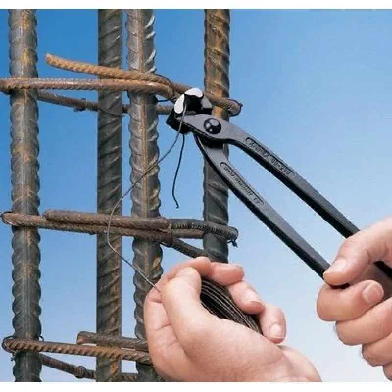 Knipex Betoniererzange 12 mm Kopf Modell 99 00 220K12EAN – Zange zum Schneiden von Betonnägeln