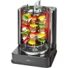 Vertikaler Elektro-Multigrill CLATRONIC DVG 3686 — 1400 W, schwarz, Drehspieß und 6 Spieße