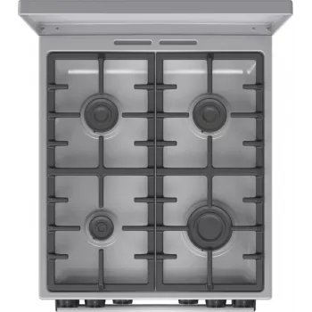 Gorenje GKS5C71XF freistehender Herd mit Backofen Silber