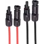 Lautsprecherkabel-Verlängerung ShiverPeaks PV4, 4 mm², 2-teiliges Set, rot/schwarz, 7,5 m