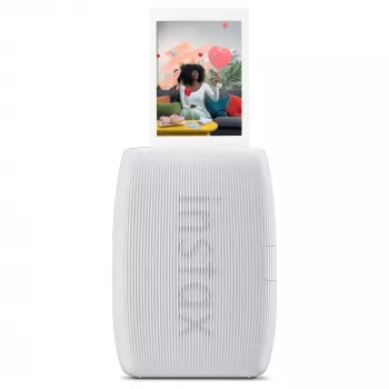 Fotodrucker Fujifilm Instax Mini Link 3 Weiß Bluetooth tragbarer Sofortbilddrucker für Smartphone-Fotos