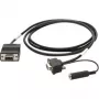 Motorola 25-13227-03R serielles Kabel Schwarz 1,83 m DB9