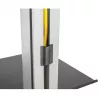 Maclean MC-791N Teleskop-Boden-Decken-TV-Halterung mit Ablage, 37–70 Zoll, 30 kg