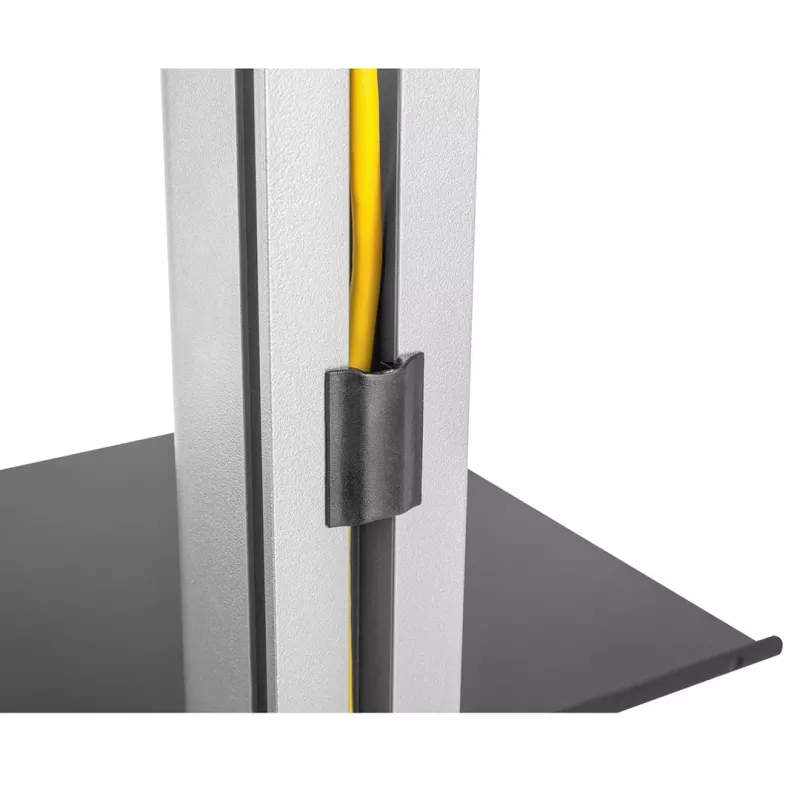 Maclean MC-791N Teleskop-Boden-Decken-TV-Halterung mit Ablage, 37–70 Zoll, 30 kg