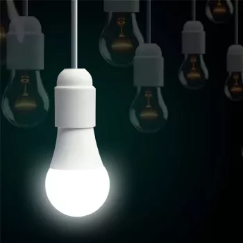 Smart WiFi Birne Tellur TLL331331 9W Weiß Warm Dimmer — einstellbares warmweißes Licht, Wi‑Fi Steuerung