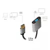 LogiLink CDA0109 Kabeladapter DisplayPort auf VGA 0,15 m Schwarz Grau