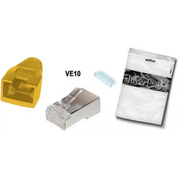 Drahtverbinder RJ-45 ShiverPeaks BS72057-Y-10 Gelb