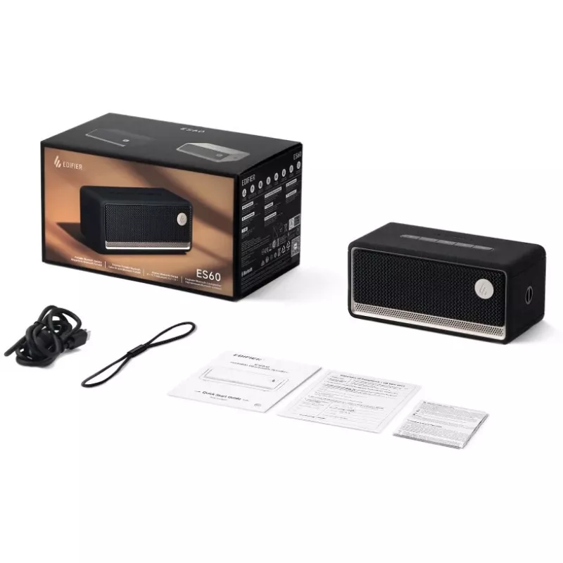 Stereo-Tragbarer Lautsprecher Edifier ES60 Schwarz