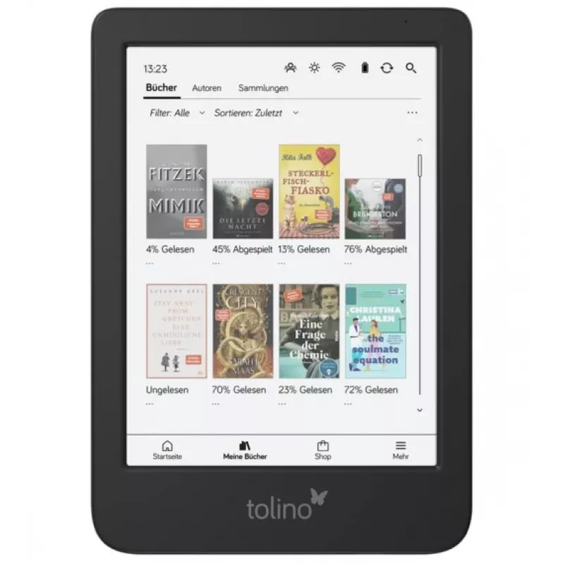 Tolino shine color E-Book-Reader Touchscreen 16 GB Wi-Fi Schwarz