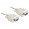 Serielles Kabel DeLOCK 84250 Grau 5m Sub-D9