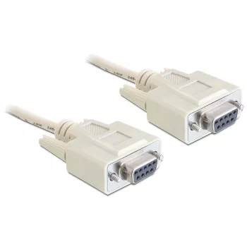 Serielles Kabel DeLOCK 84250 Grau 5m Sub-D9
