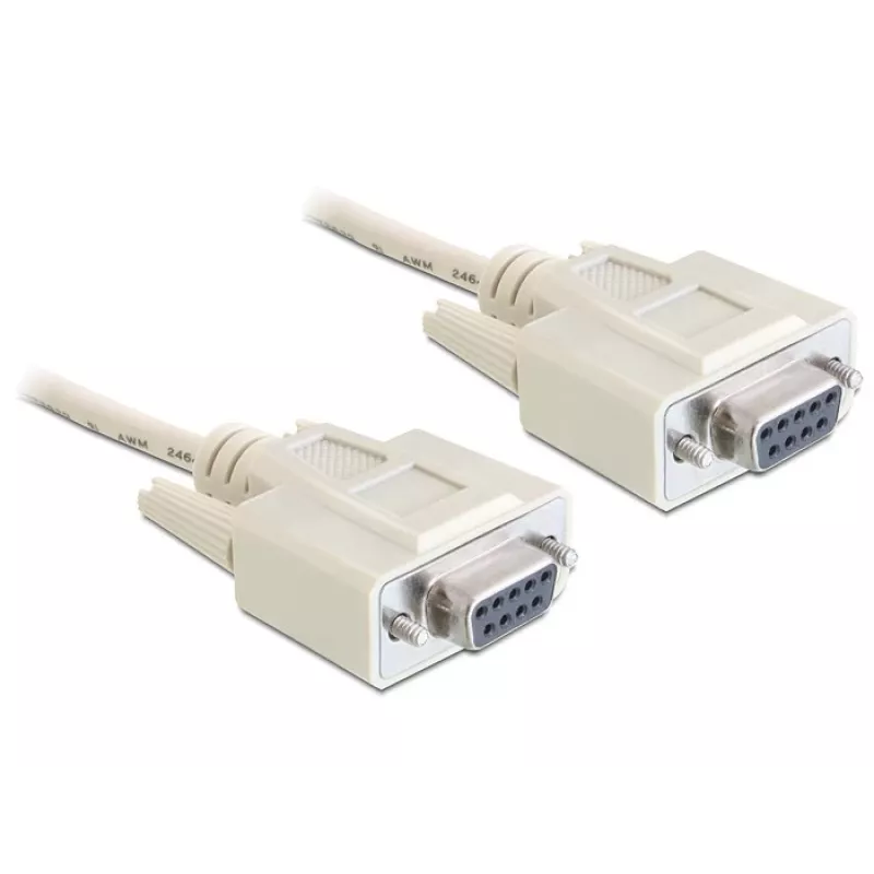 Serielles Kabel DeLOCK 84250 Grau 5m Sub-D9