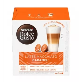 Nescafe Dolce Gusto Caramel Latte Macchiato Kaffee, 16 Kapseln