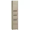 Topeshop S33 SONOMA Badezimmer-Aufbewahrungsschrank Eiche
