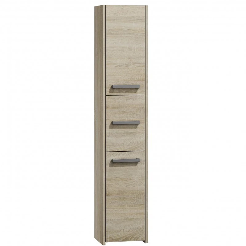 Topeshop S33 SONOMA Badezimmer-Aufbewahrungsschrank Eiche