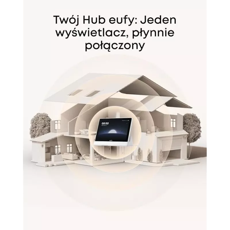 Home-Sicherheitsassistent Anker Eufy T87A03W1 Smart-Gerät Schwarz/Weiß