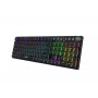Tastatur IBOX AURORA K-6 — Full-Size QWERTY, RF Wireless + Bluetooth, RGB-Hintergrundbeleuchtung, mechanische Low-Profile-Tasten, Schwarz