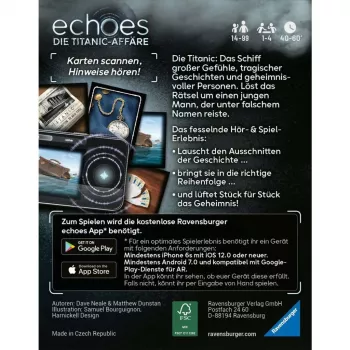 echoes Die Titanic Affair, Familienspiel