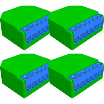 Dimmer Shelly Dimmer 2 BUSHDIMM2 smartes DIN-Schienen-Dimmermodul, 4er-Pack