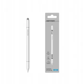 Stylus Vention KQLW0 3-in-1 magnetisch Aluminiumlegierung, weiß, 18,2 g