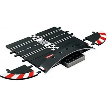 Spielzeugfahrzeug-Schiene CARRERA 30352 – schwarze Kunststoff-Schienenabschnitte für Spielzeugautos