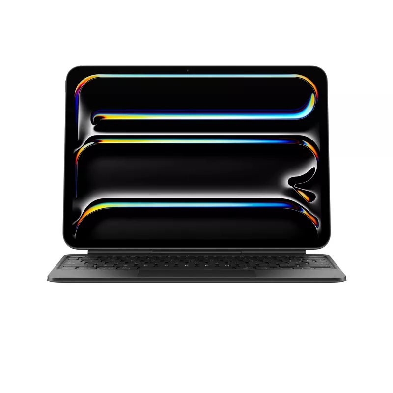 Apple Magic Tastatur QWERTY Englisch Schwarz Kabellos Trackpad