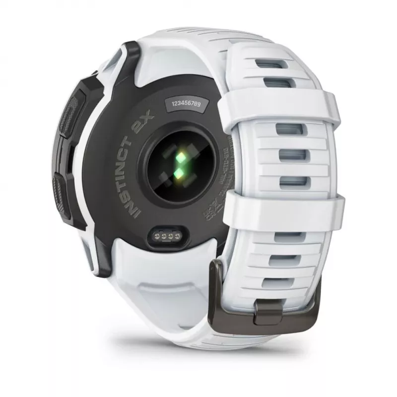 Garmin Instinct 2X Solar 2,79 cm (1,1) MIP 50 mm Digital 176 x 176 Pixel Touchscreen Weiß GPS (Satellit)