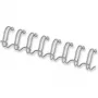 Fellowes - Bindedraht - 12 mm - 34 Ringe - A4 (210 x 297 mm) - 100 Blatt - Silber - 100 Stk. - für Fellowes Galaxy 500, Galaxy E 500, Pulsar 300, Starlet 90 (54453)