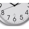 MAUL Wanduhr MAULmove - AA - 1,5 V - Aluminium - Weiß - Aluminium - Glas - 35 mm (9063008)