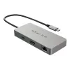 HYPER HDMB2 Interface Hub USB 3.2 Gen 1 (3.1 Gen 1) Type-C 5000 Mbit/s Edelstahl