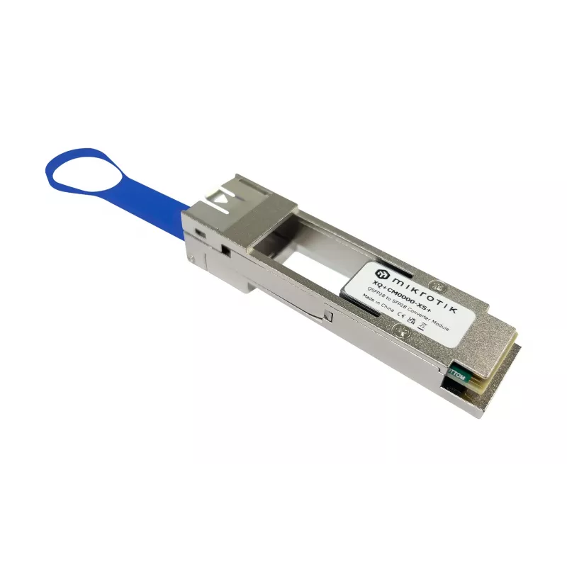 MikroTik | QSFP28 zu SFP28 Konverter | XQ+CM0000-XS+ | SFP/SFP+/SFP28 | QSFP28 zu SFP28 | 25000 Mbit/s | -20 bis 85